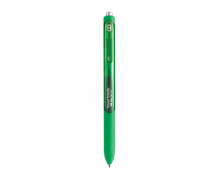 Papermate Inkjoy Retractable Pen Box Of 12 - Green