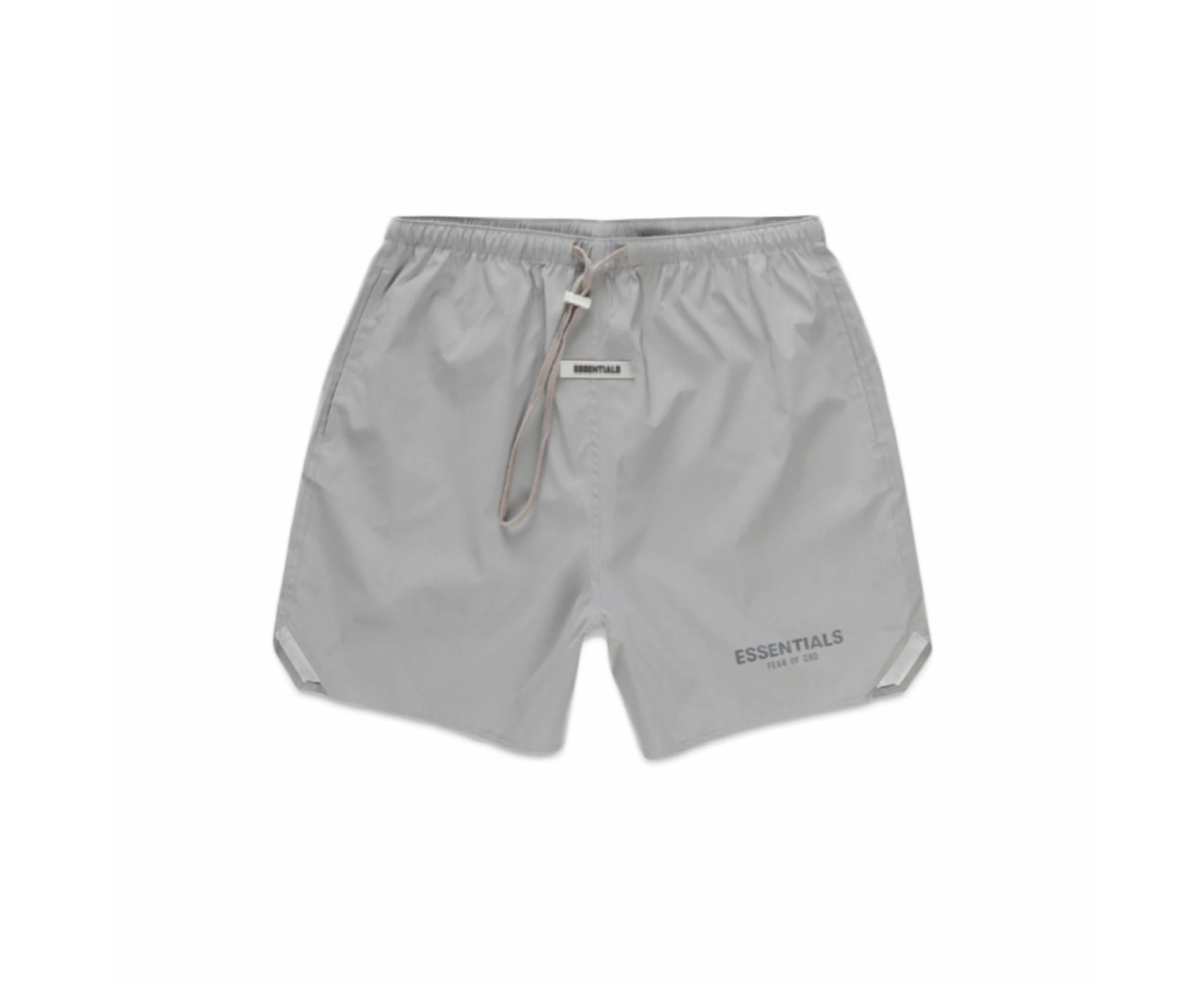 FEAR OF GOD ESSENTIALS Reflective Volley Shorts - Silver