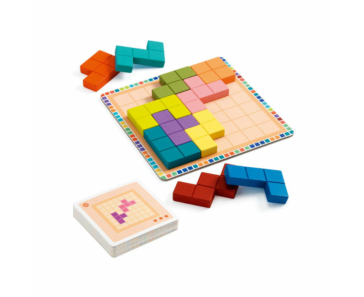 Djeco Polyssimo Sologic Kids/Children Play Board Game w/ 30 Challenges 7y+