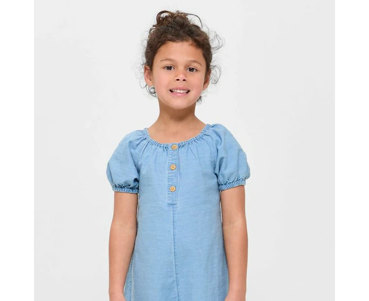 Target Broderie Hem Chambray Playsuit