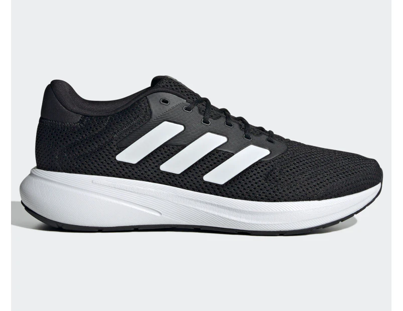 Adidas Unixex Response Runner Running Shoes - Core Black/Cloud White