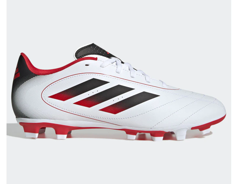 Adidas Unisex Goletto IX Firm Multi-Ground Football Boots - Cloud White/Core Black/Better Scarlet