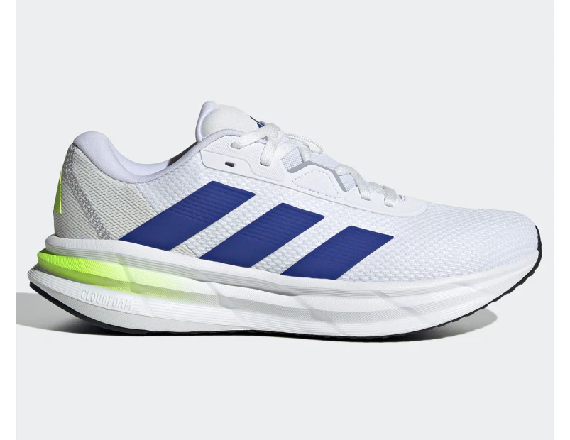 Adidas Men's Galaxy 7 Running Shoes - Cloud White/Lucid Blue/Lucid Lemon