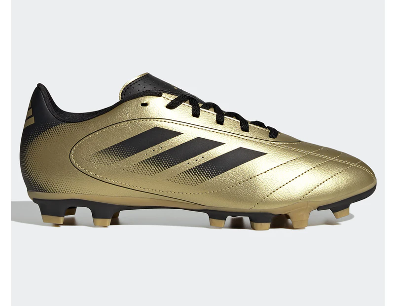 Adidas Unisex Goletto IX Firm Multi-Ground Football Boots - Gold Metallic/Core Black