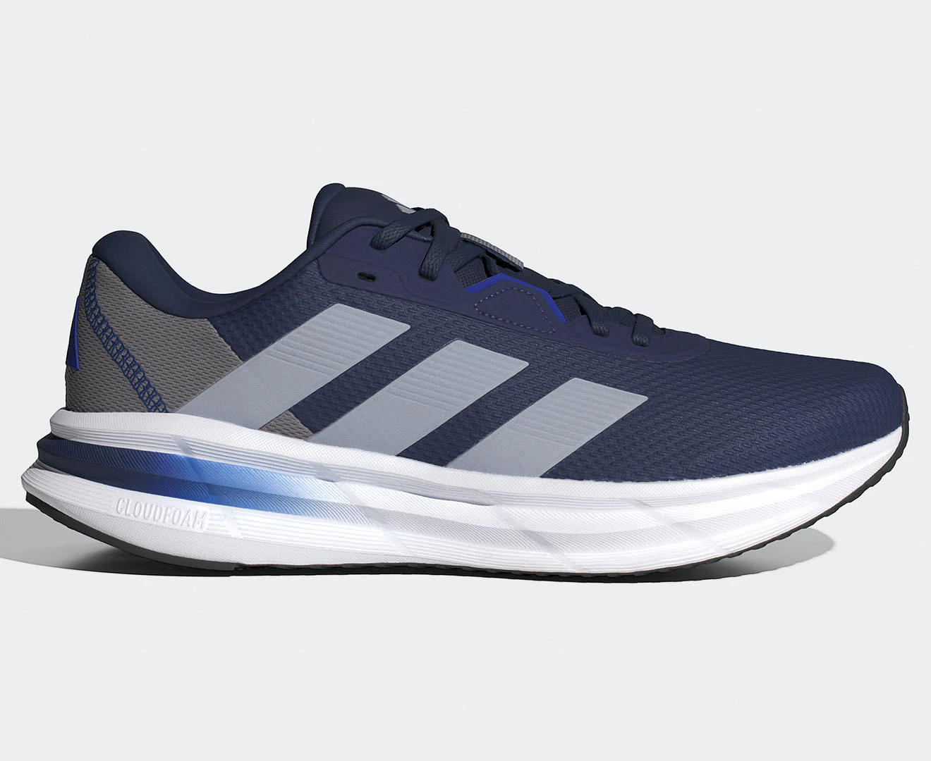 Adidas Men's Galaxy 7 Running Shoes - Dark Blue/Halo Silver/Lucid Blue