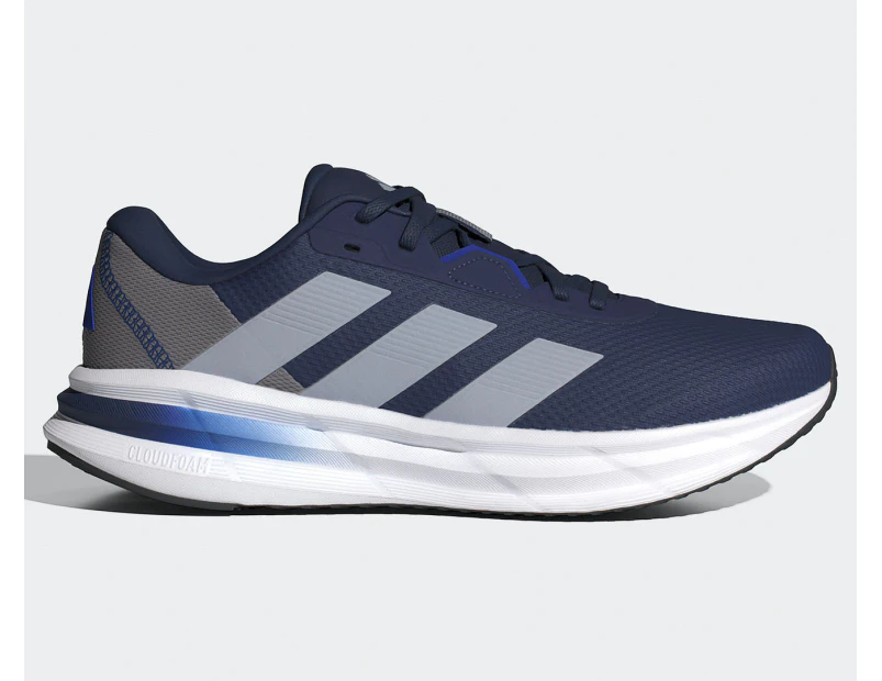 Adidas Men's Galaxy 7 Running Shoes - Dark Blue/Halo Silver/Lucid Blue