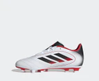 Adidas Kids'/Youth Goletto IX Firm Multi-Ground Football Boots - Cloud White/Core Black/Lucid Red