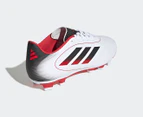 Adidas Unisex Goletto IX Firm Multi-Ground Football Boots - Cloud White/Core Black/Better Scarlet