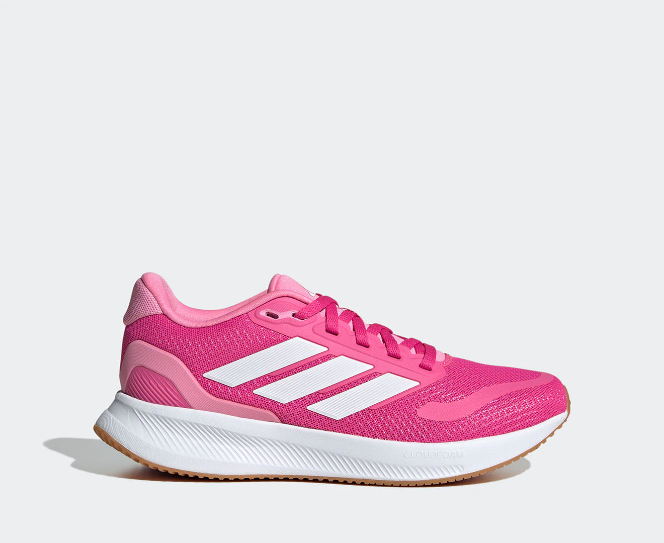 Adidas Youth Runfalcon 5.0 Running Shoes - Pulse Magenta/Cloud White/Bliss Pink