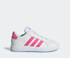 Adidas Kids'/Youth Grand Court 2.0 Sneakers - Cloud White/Pulse Magenta/Glow Blue