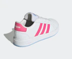 Adidas Kids'/Youth Grand Court 2.0 Sneakers - Cloud White/Pulse Magenta/Glow Blue