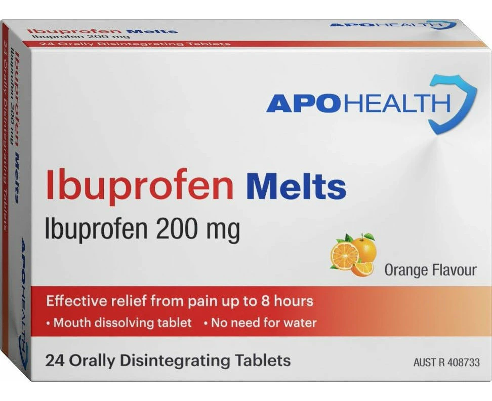 Apohealth Ibuprofen Melts 200mg 24tab