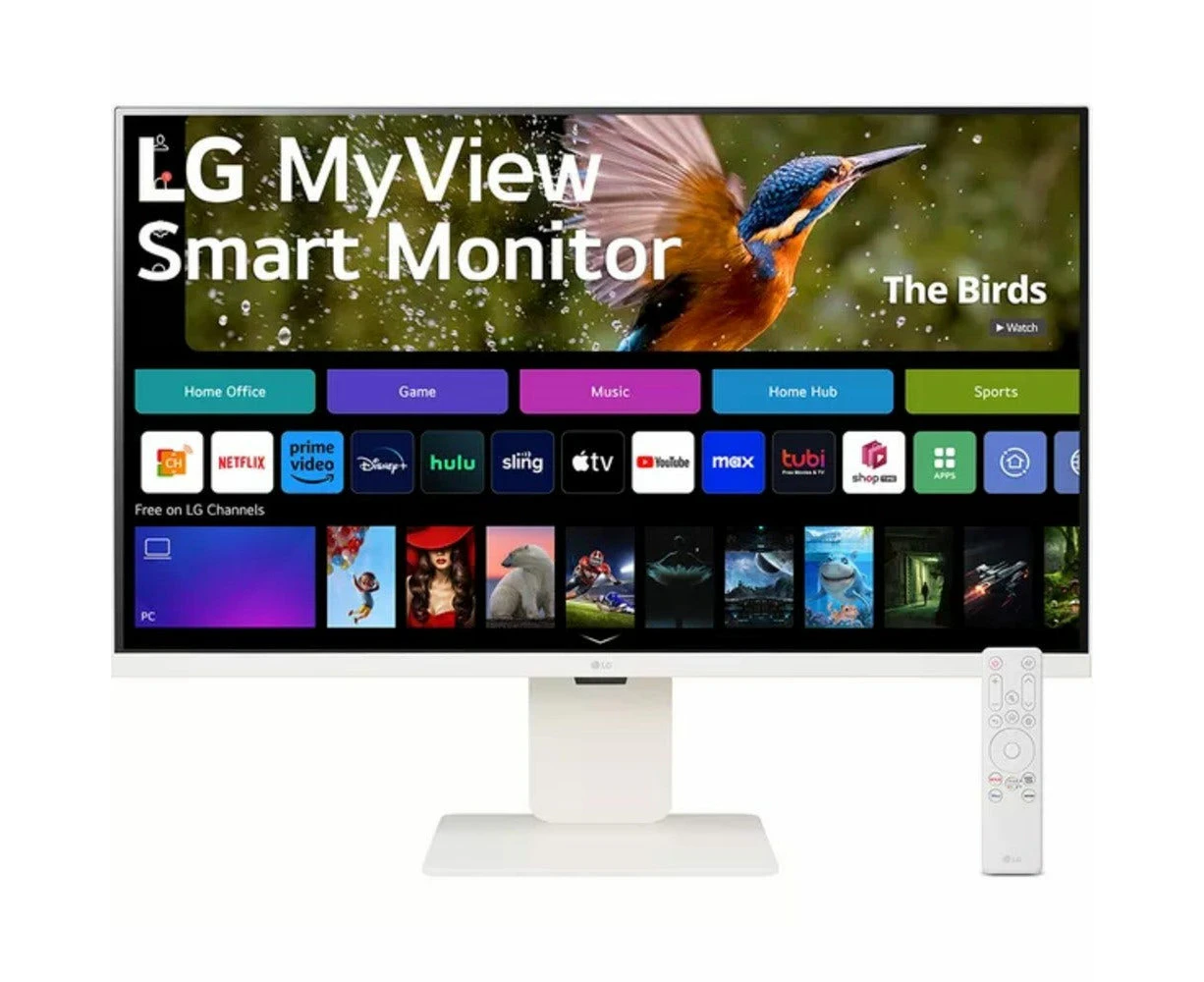 LG MyView 32SR83U-W 31.5" 4K IPS Smart Monitor with webOS