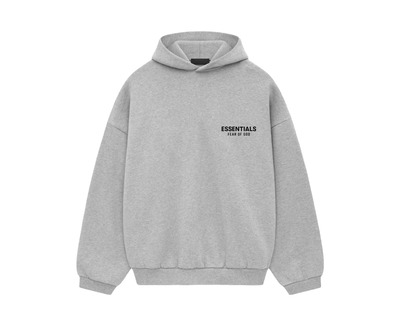 FEAR OF GOD ESSENTIALS Fleece Hoodie - Light Heather Grey (Holiday 2024)