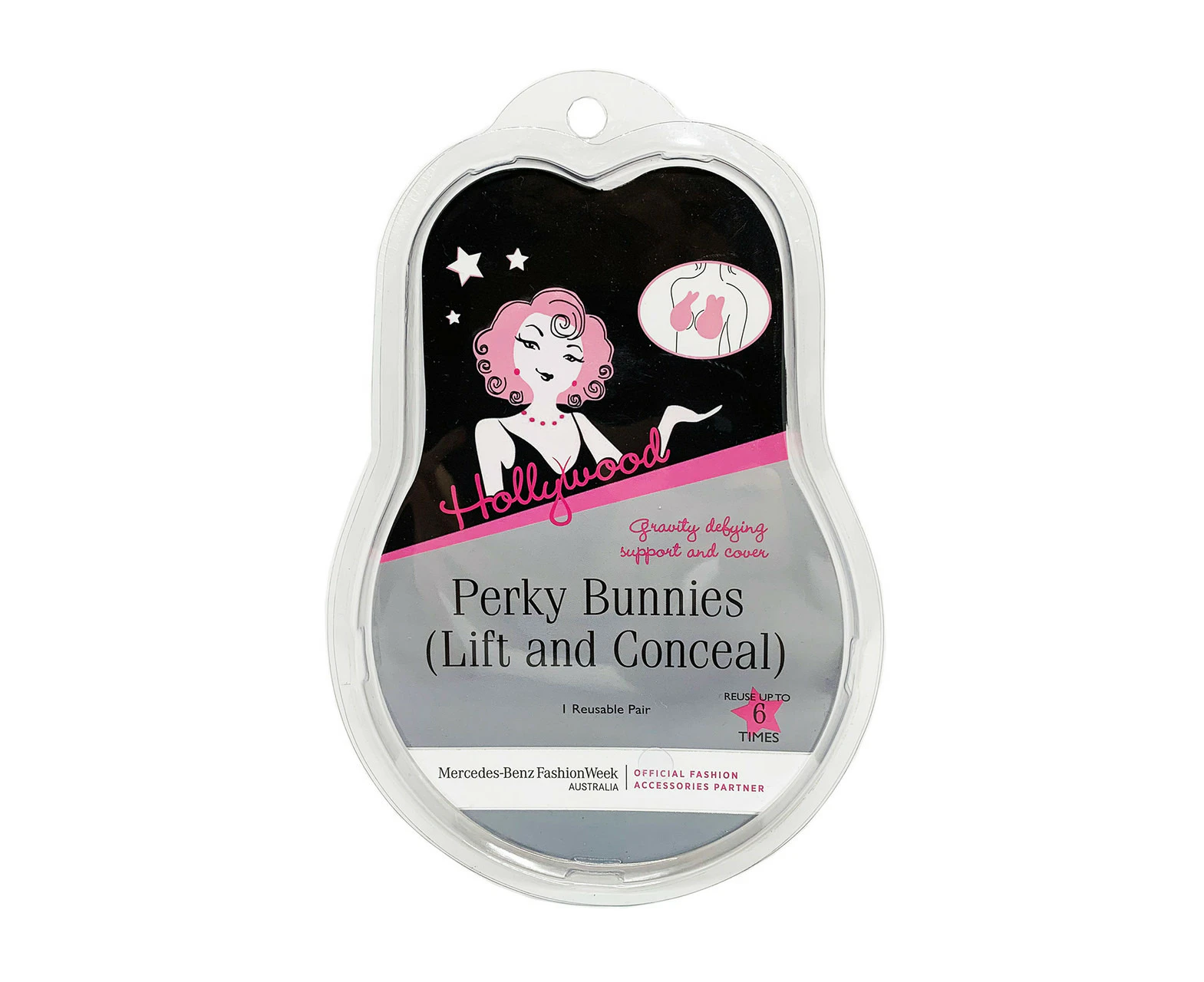 Hollywood Perky Bunnies (Lift and Conceal) C/D Cup 1 Pair