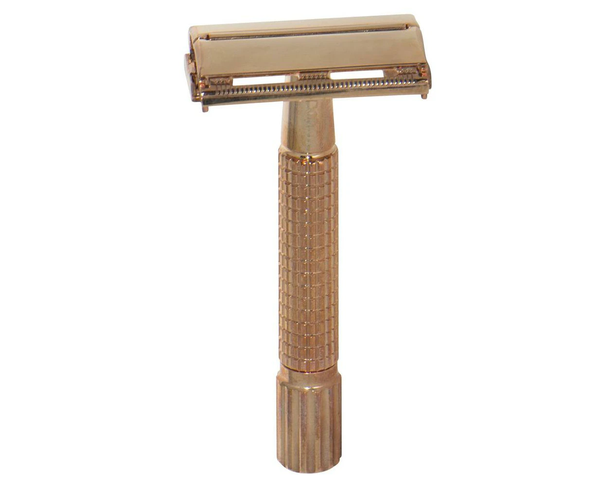 24K Rose Gold Safety Razor