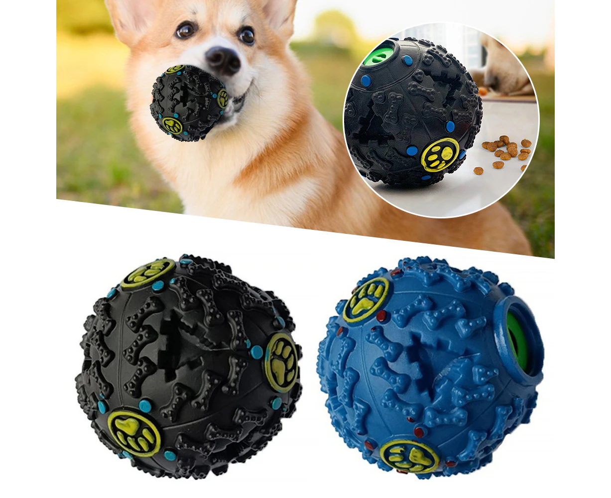 Giggle Ball For Dogs Multipurpose Squeaky Pet Treat Giggle Toy Fun Vinyl Interactive Pet Supply For Indoor Outdoor blue