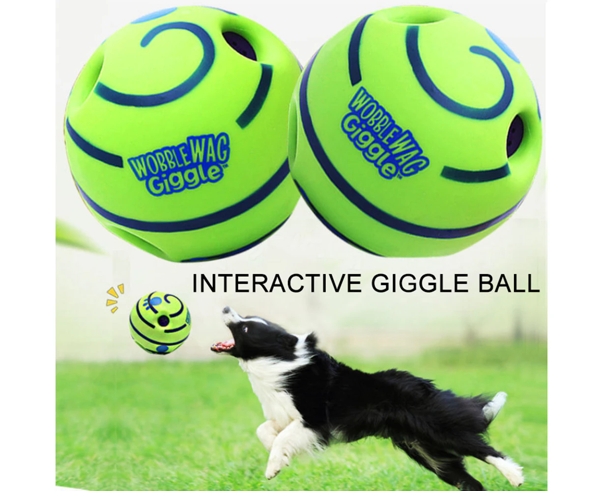 Pet Giggle Ball Interactive Toy For Dog Durable Chew-Resistant Puppy Toys For Small Medium Large Dogs 1pcs