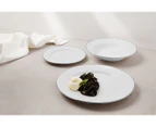 Maxwell & Williams 12-Piece White Platinum Rim Dinner Set - White/Platinum