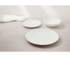 Maxwell & Williams 12-Piece White Platinum Coupe Dinner Set - White/Platinum