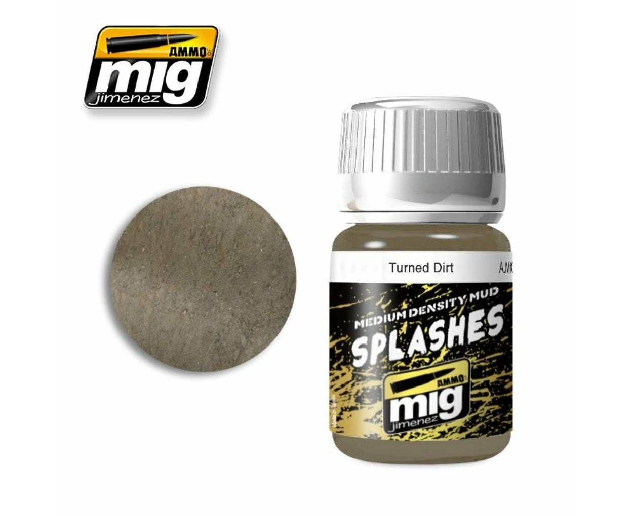 Ammo by MIG Enamel Textures Turned Dirt 35ml