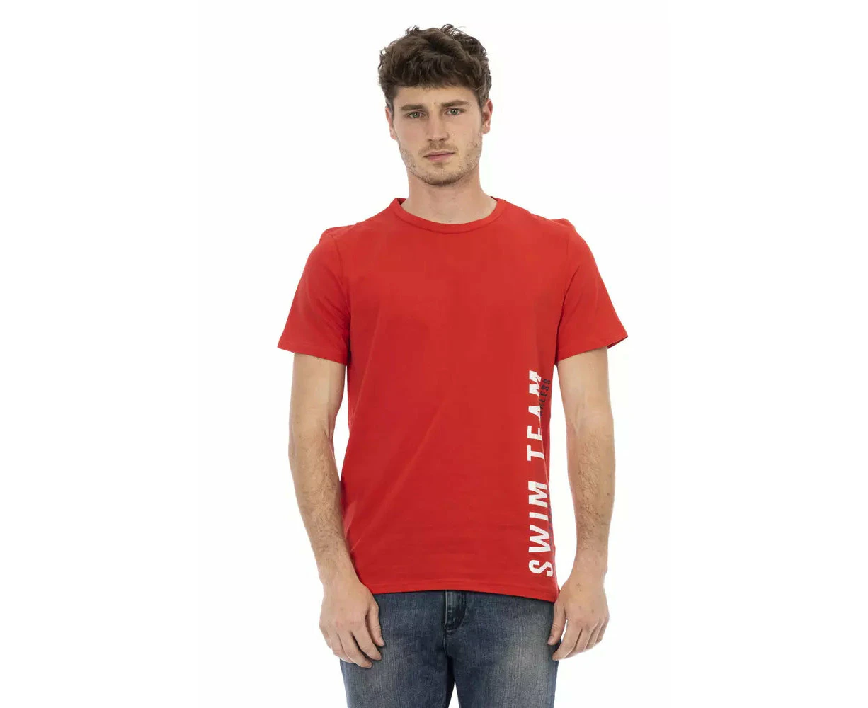 Bikkembergs Red Cotton Men T Shirt