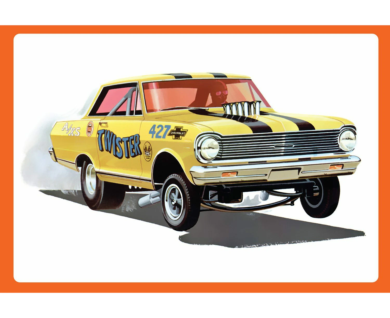 AMT 1/25 1965 Chevy II Nova AWB "Twister" Plastic Model Kit