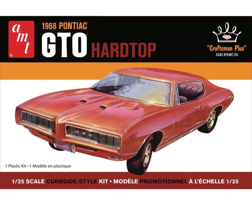 AMT 1/25 1968 Pontiac GTO Hardtop Craftsman Plus Plastic Model Kit