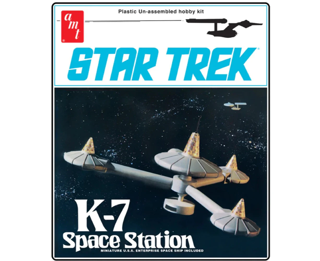 AMT 1/7600 Star Trek K-7 Space Station Plastic Model Kit