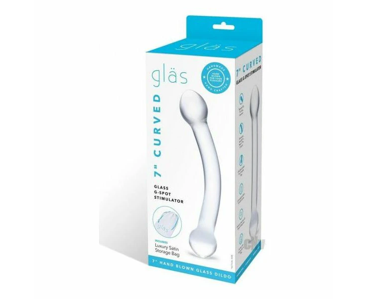 Gläs Curved Glass G Spot Stimulator 7 The Ultimate Pleasure Experience For Women Intense G Spot Stimulation Hypoallergenic Fracture Resistant Tempera