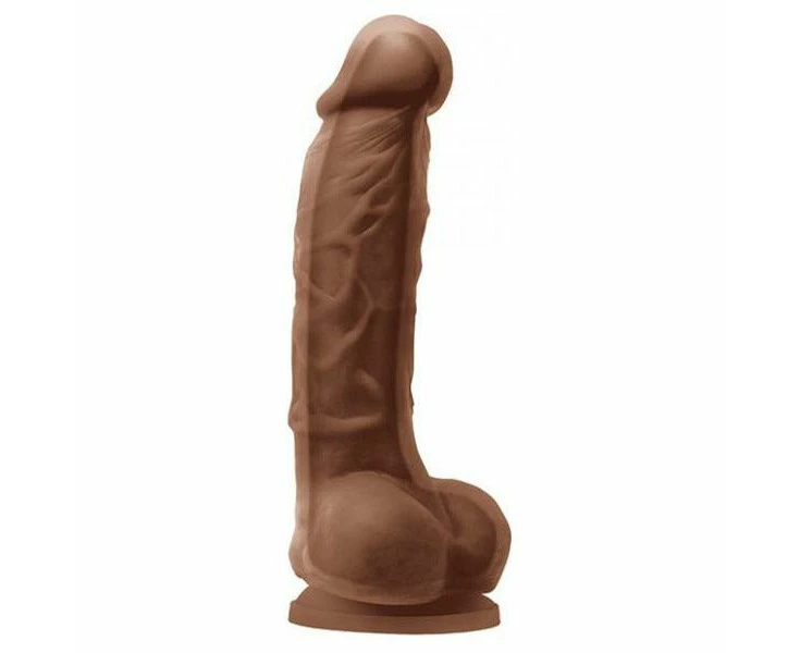 Colours Dual Density 5 Inches Dildo Realistic Pleasure For Him And Her Model D5brown