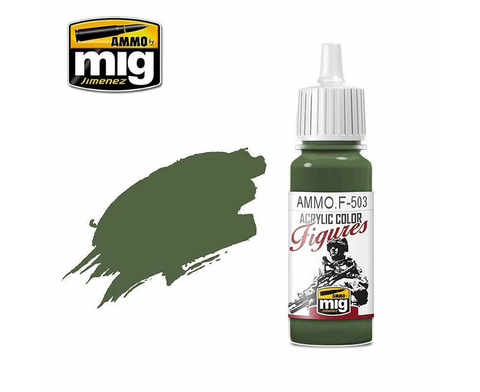 Ammo By Mig Figures Paints Dark Olive Green 17ml