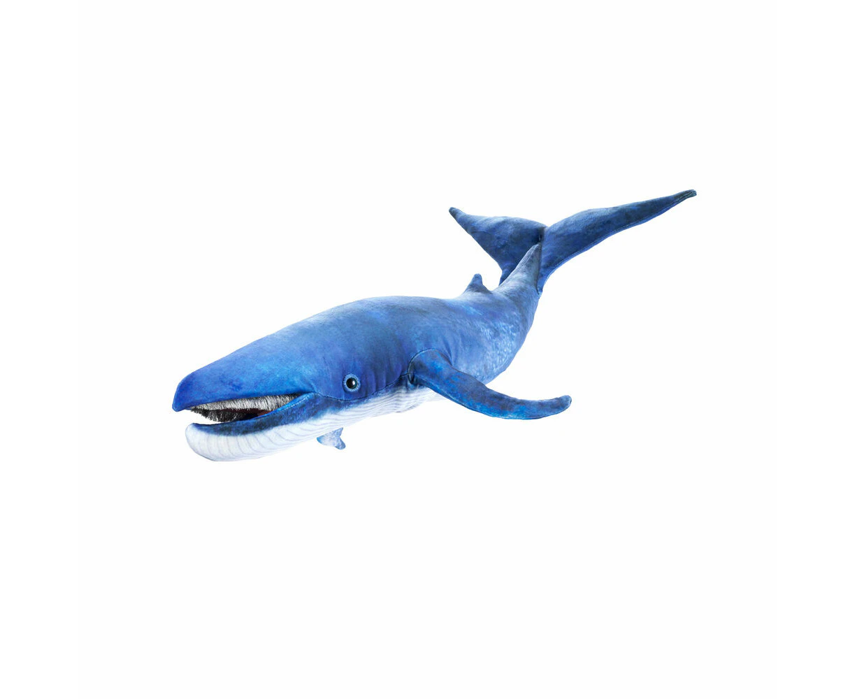 Folkmanis Blue Whale Hand Puppet 68cm Kids/Children Animal Plush Toy 3y+