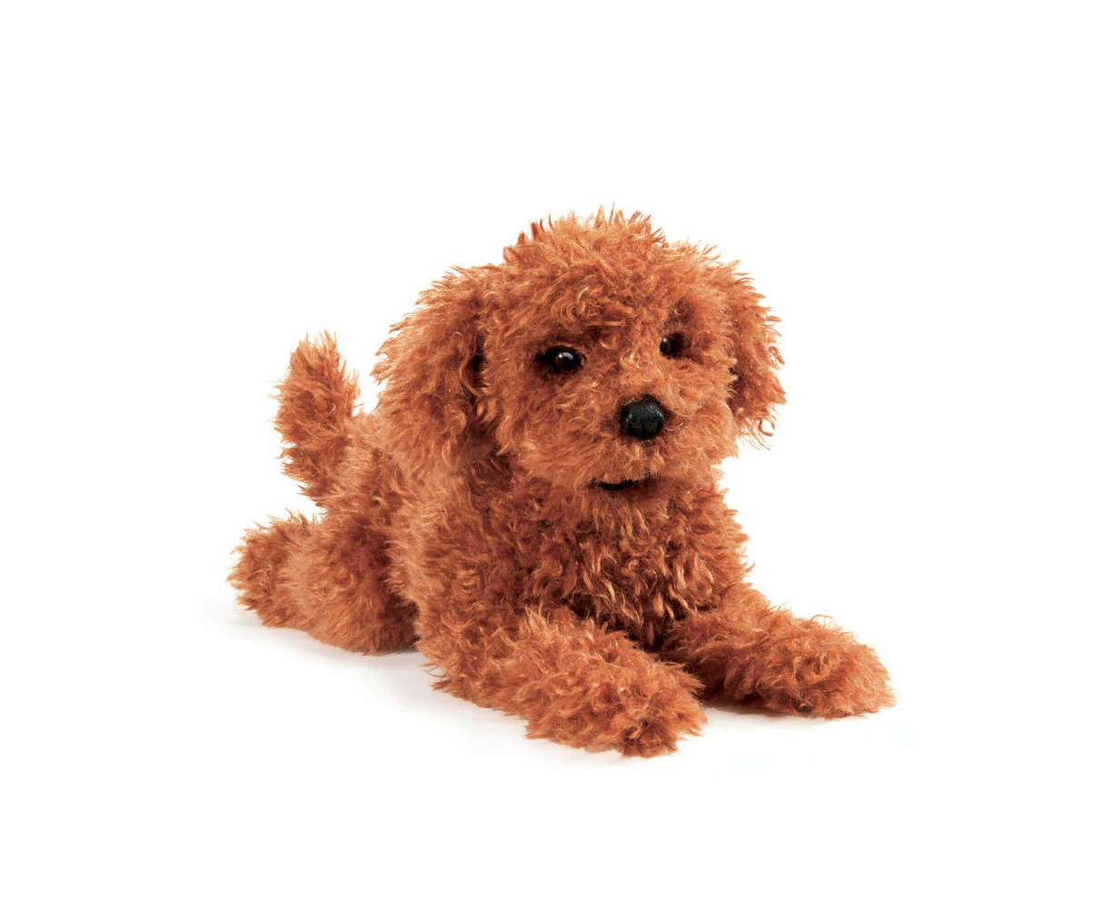 Folkmanis Poodle Puppy Hand Puppet Kids/Children Animal Plush Toy Brown 3y+