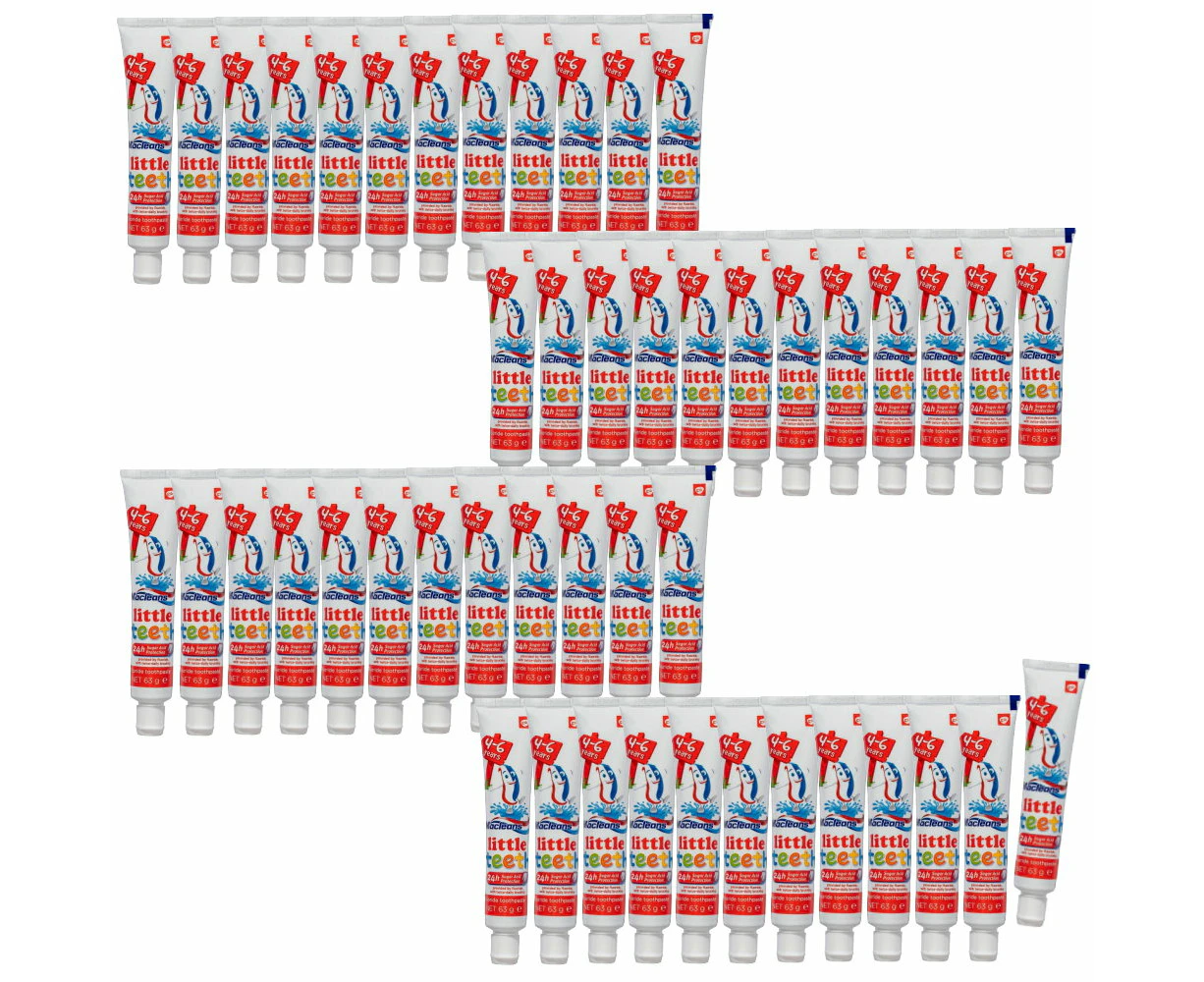 48x Macleans Little Teeth Toothpaste 4-6 years 63g