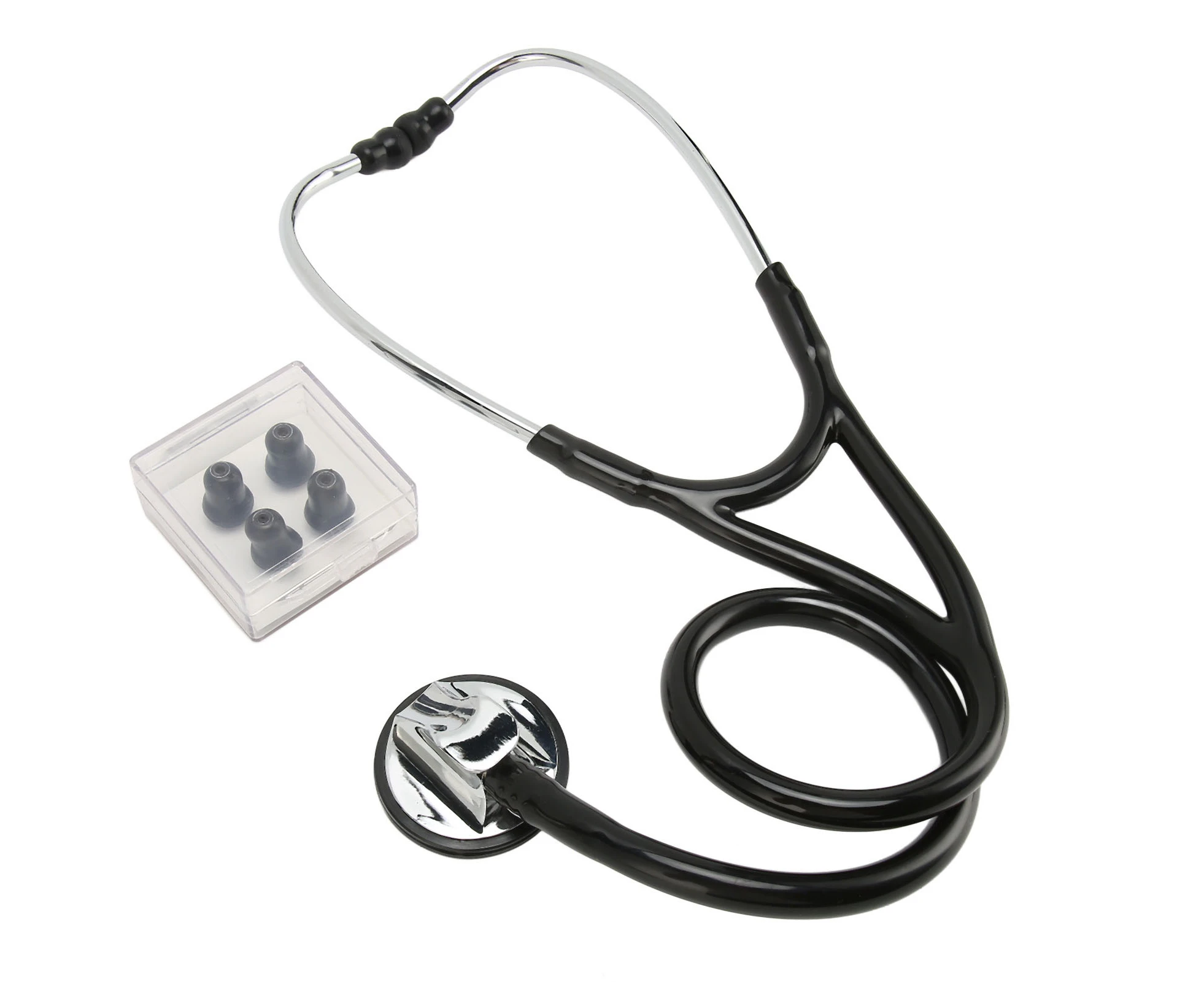 Cardiology Stethoscope Professional Single Head Medical Stethoscope For Nurses And Doctors Black