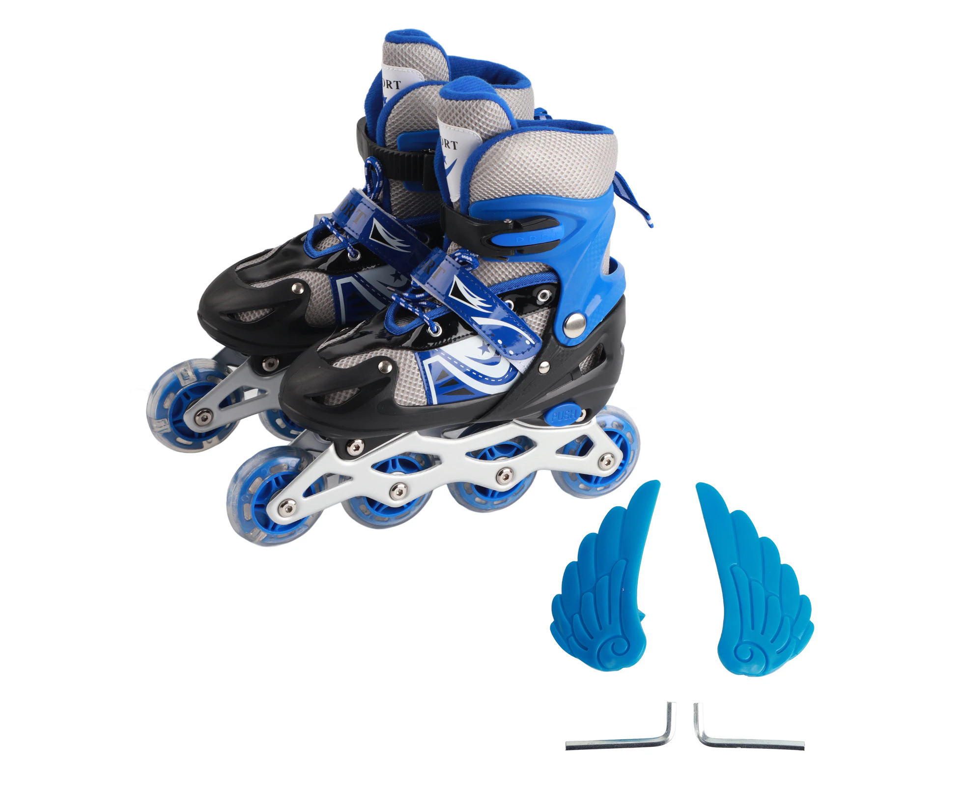 Kids Fitness Inline Skates Performance Inline Skates Adjustable Inline Skates For Boys Girls