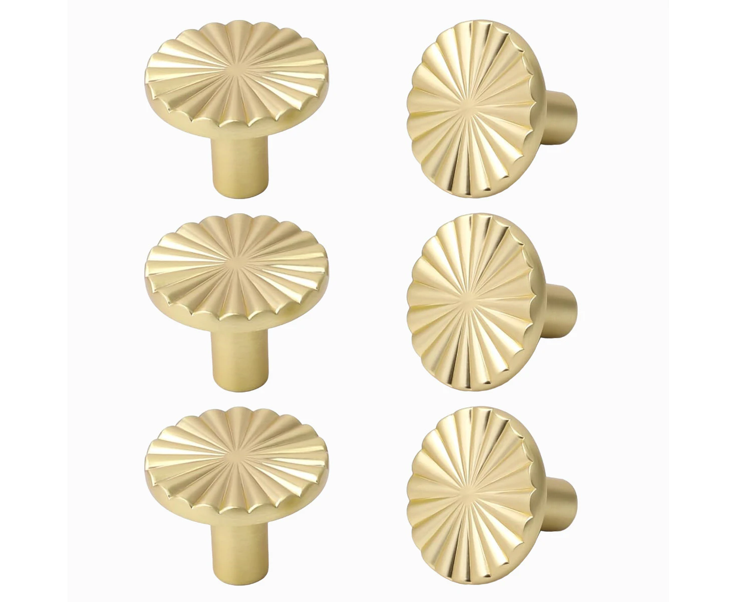 6 Pack Gold Cabinet Knobs Kitchen Cabinet Pulls With Vintage Cupboard Drawers Hardware Dresser Drawer Handles