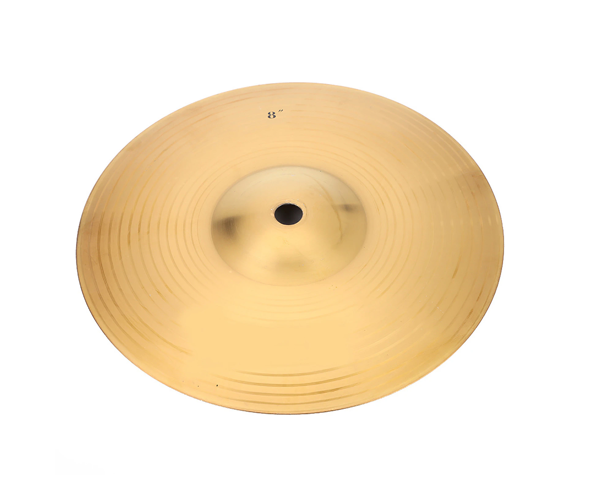 Durable Brass 8In Cymbal Musical Instrument Accessory For Drum Set