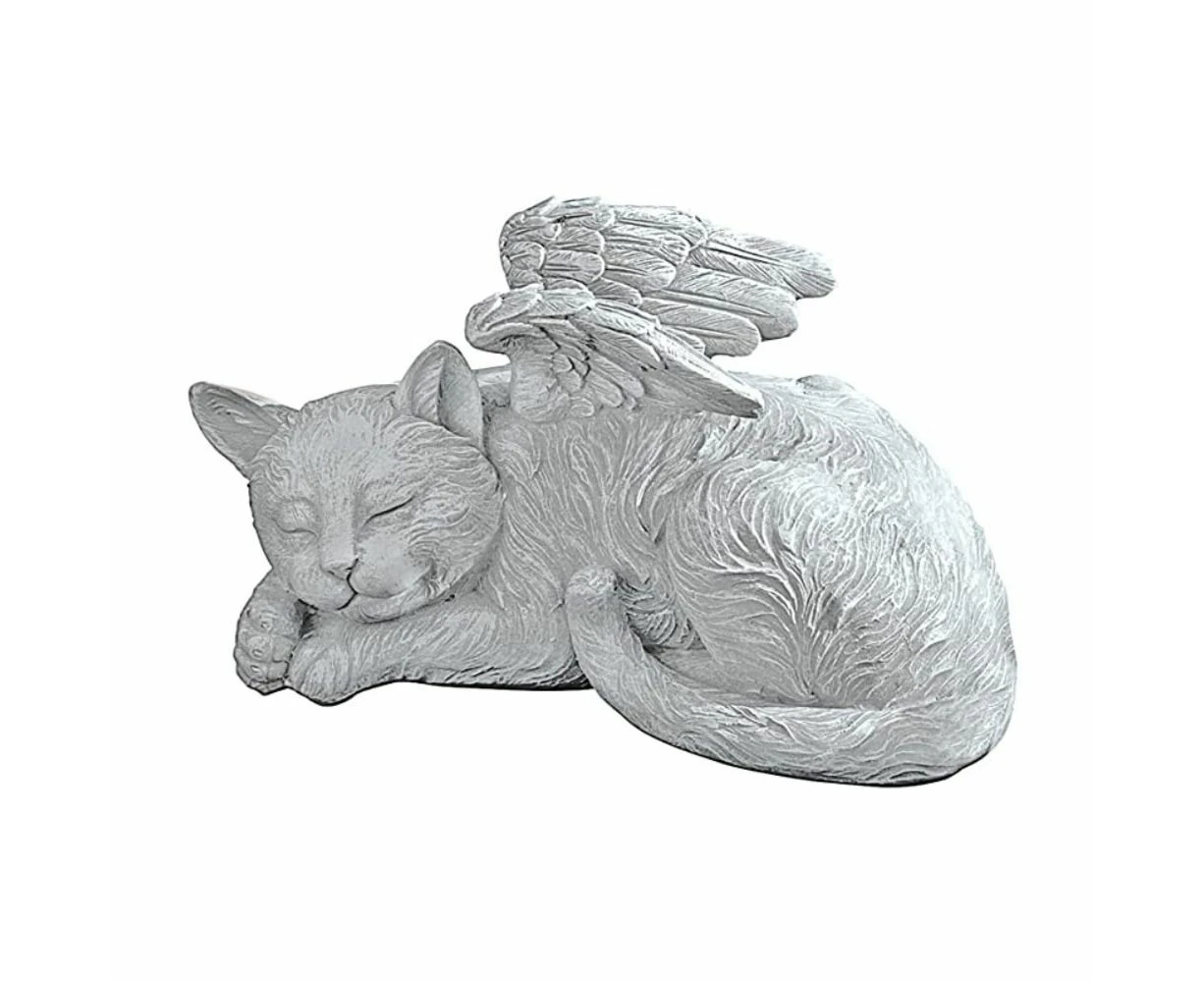 High Quality Dog Cat Memorial Stone Ornament Angel Statue No Smell Garden Design Pet Tombstone Sculpture