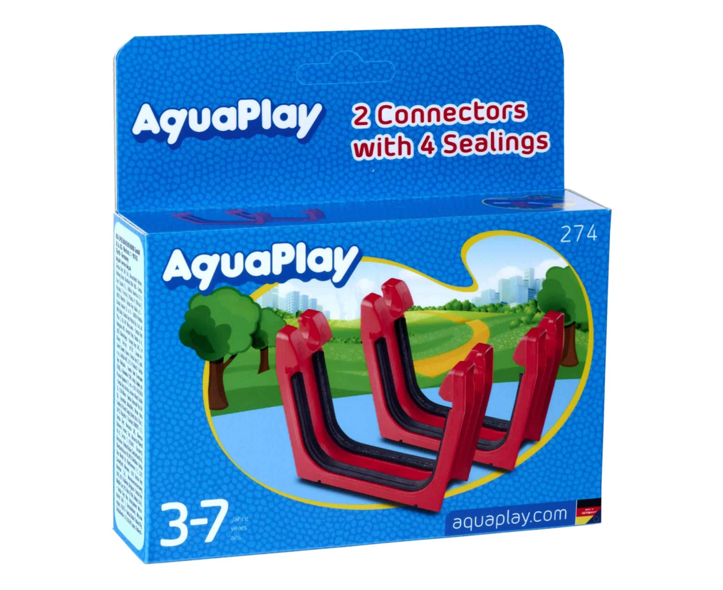 Aquaplay Connectors W. Sealing Strips 2x