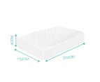 Dreamz Mattress Protector Topper Quilted Waterproof Cover Comfort Queen