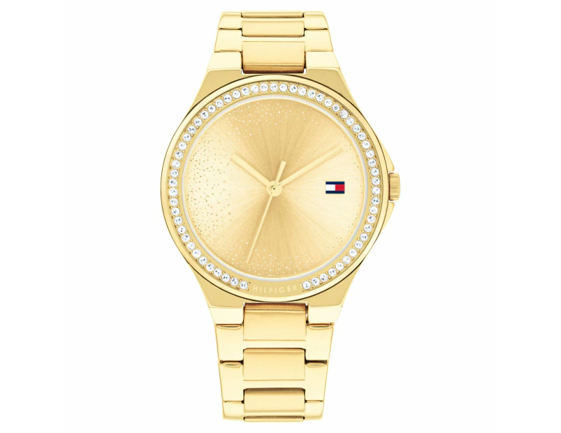 Tommy Hilfiger Gold Steel Light Gold Dial Women's Watch - 1782642