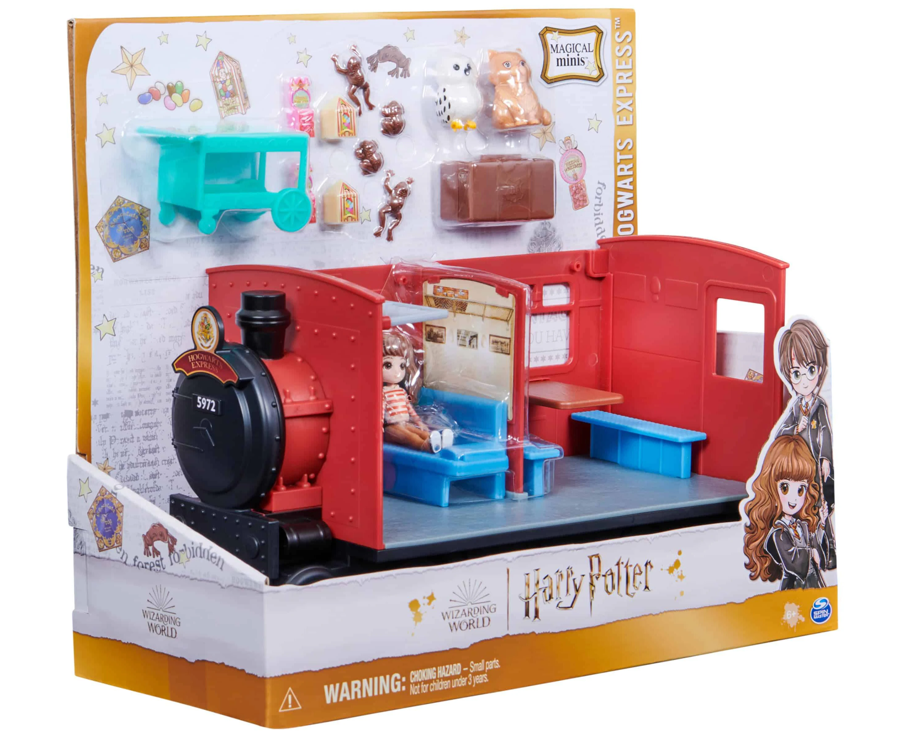 Wizarding World Harry Potter Hogwarts Express Playset - All Aboard! Magical Minis Train With Exclusive Figures (ages 6+)