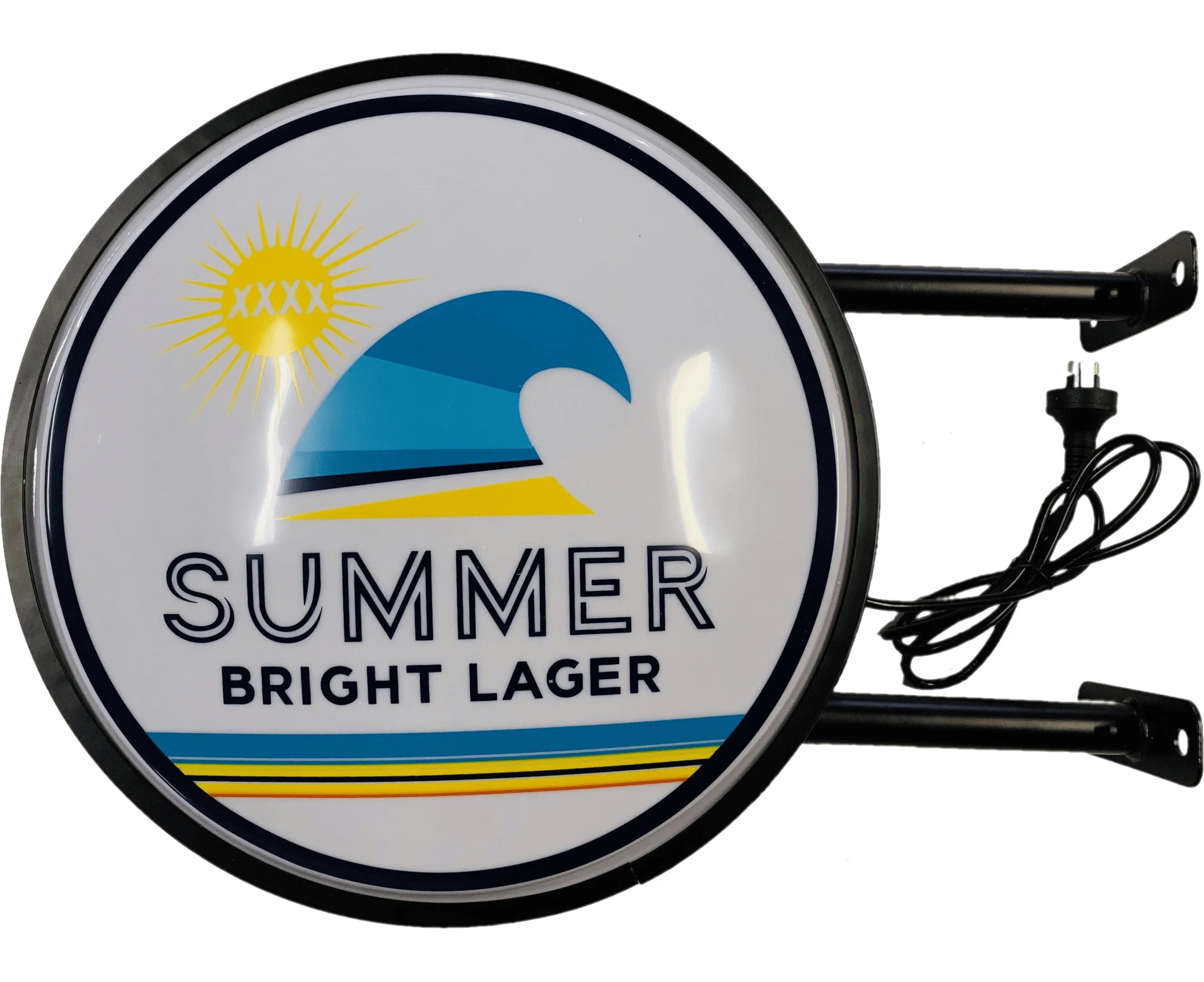 XXXX Summer Bright Lager Beer Bar Lighting Wall Sign Light LED