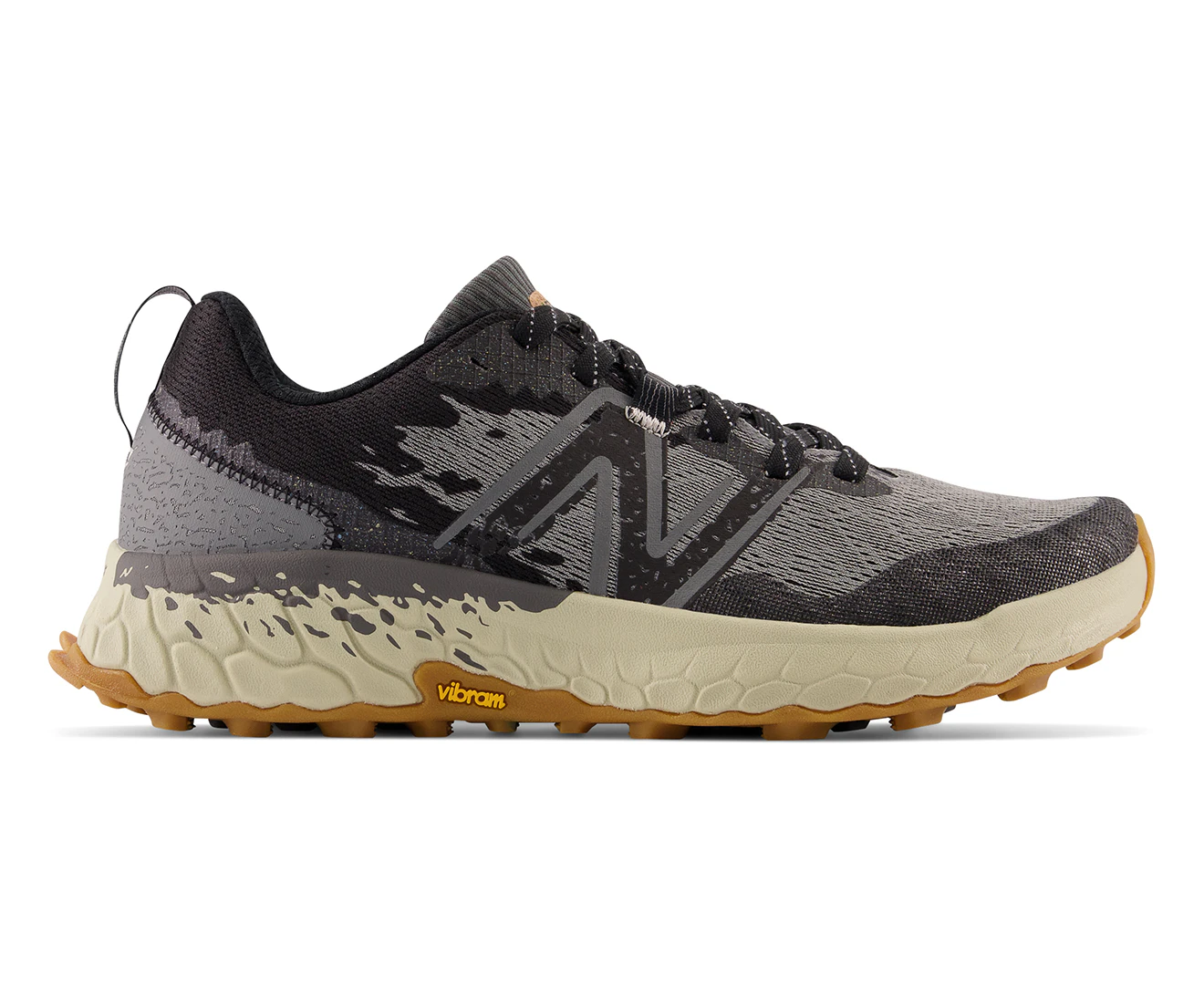 New Balance Men's Fresh Foam X Hierro v7 Wide Fit Trail Running Shoes - Magnet/Castlerock