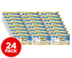 24 x Fancy Feast Classic Paté Cat Food Grilled Ocean Whitefish & Tuna Feast in Gravy 85g