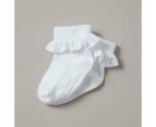 Bonds Baby Frilly Cuff Socks