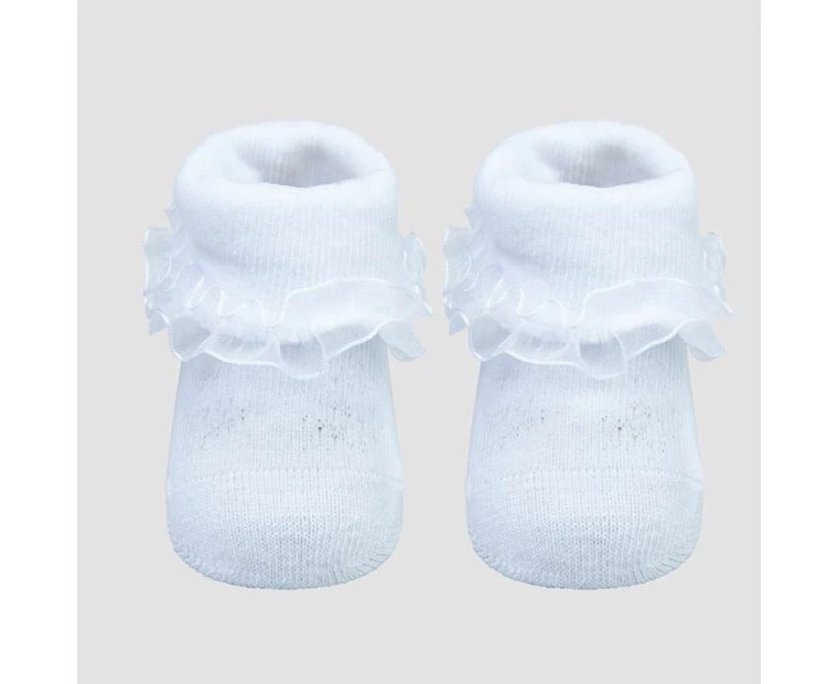 Baby Organic Cotton Party Ruffle Socks 1 Pack - Underworks