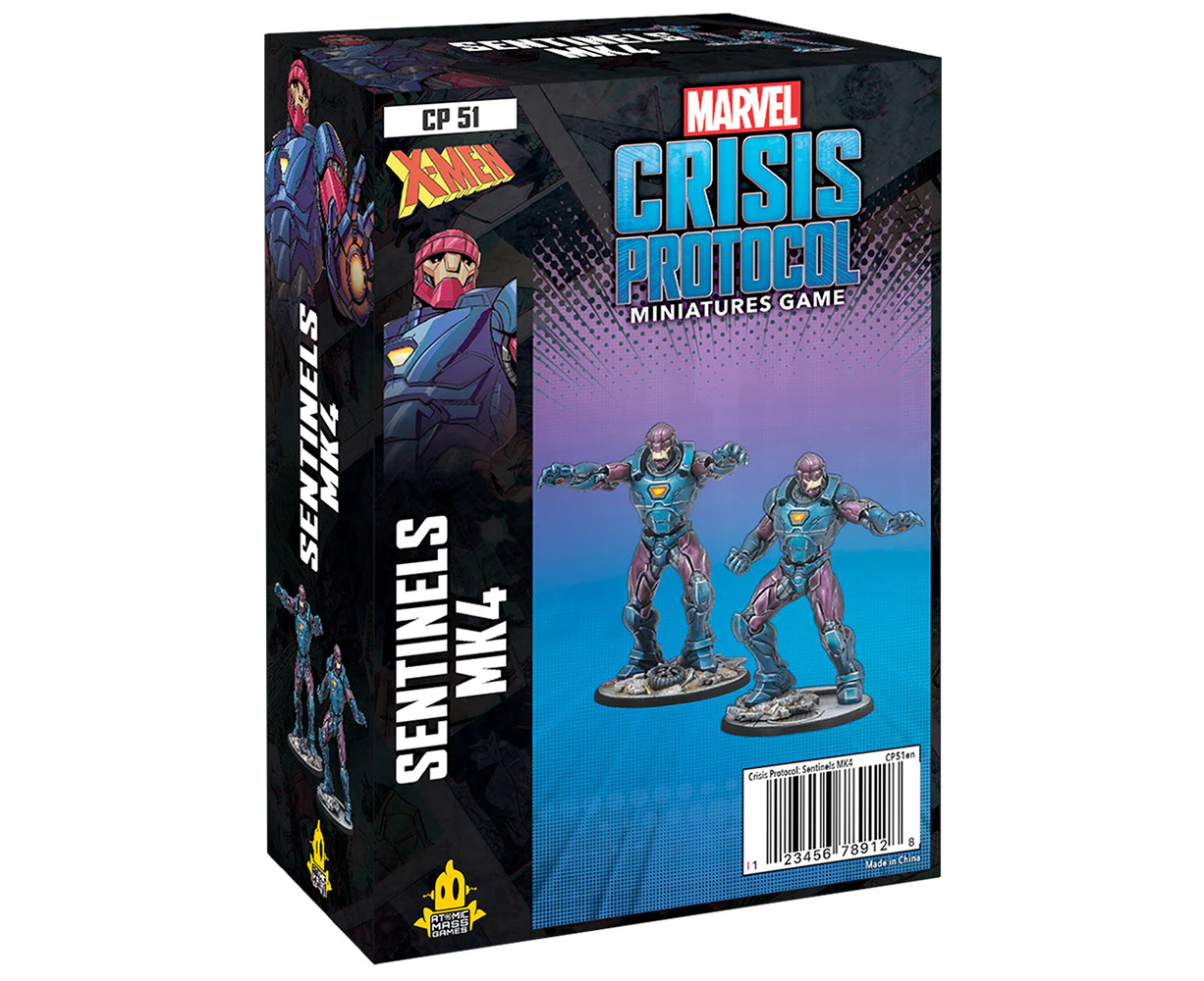 Marvel Crisis Protocol Sentinels MK4 Character Pack Miniatures Board Game